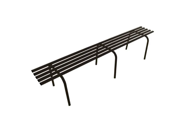 Banquette de ville en métal