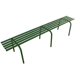 Banquette urbaine en métal