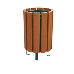 Corbeille en bois exotique