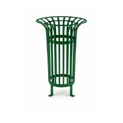 Poubelle parc public Tulipe