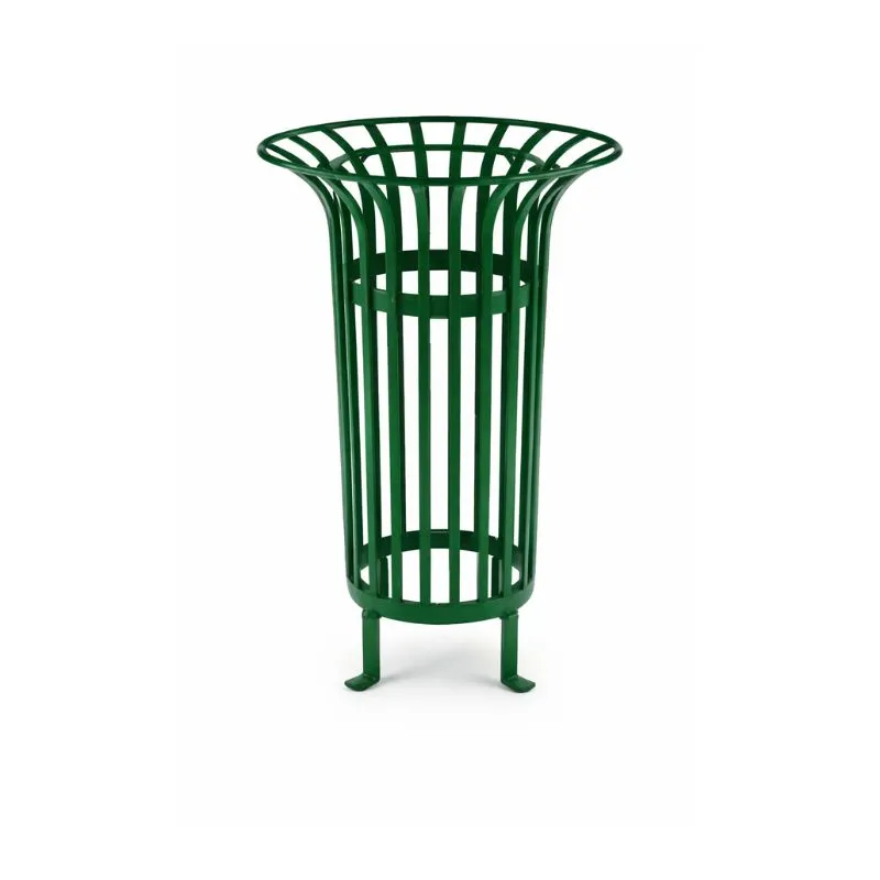 Poubelle parc public Tulipe