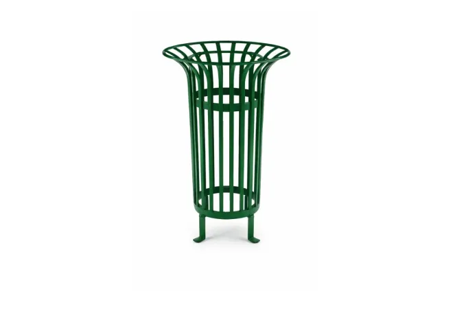 Poubelle parc public Tulipe