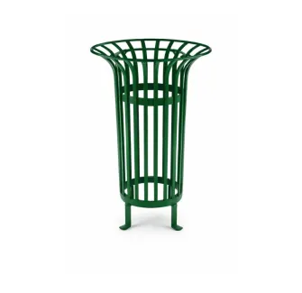 Poubelle parc public Tulipe