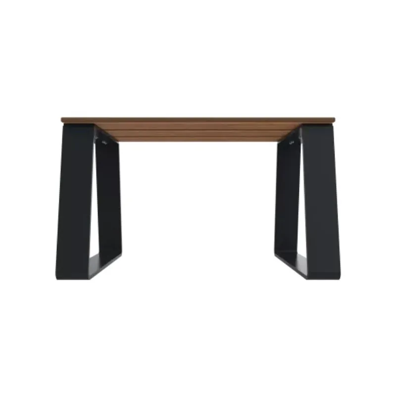 Banquette individuelle acier et HPL pin Tyrol