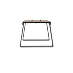 Banquette publique structure acier gris anthracite