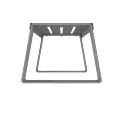 Structure de la banquette métallique gris alu