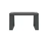 Banc individuel sans dossier en acier anthracite