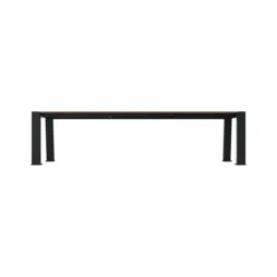 Banquette urbaine avec structure acier gris anthracite