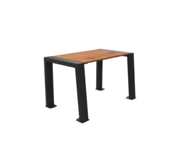 Banc individuel sans dossier acier et HPL pin Tyrol