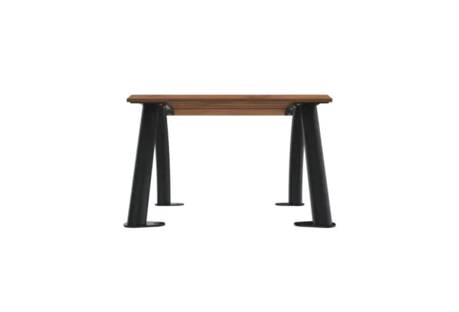 Banquette1 place en HPL pin Tyrol et acier