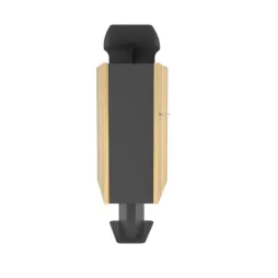 Poubelle de ville en bois d'une contenance de 60 L