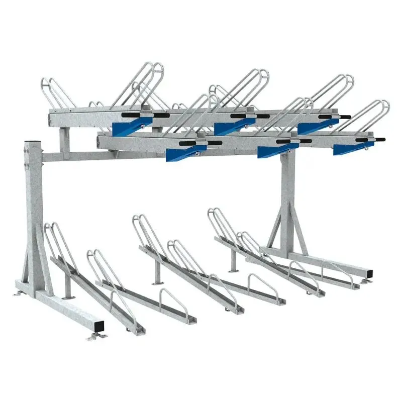 Support à vélos sur 2 niveaux en acier