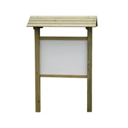Panneau d'affichage extérieur en bois, 2 formats au choix