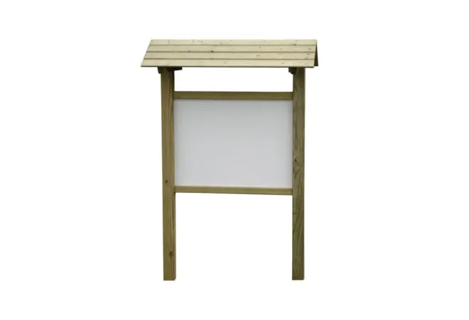 Panneau d'affichage extérieur en bois, 2 formats au choix