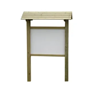 Panneau d'affichage extérieur en bois, 2 formats au choix