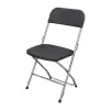 Chaise polypropylène pliante, coloris gris