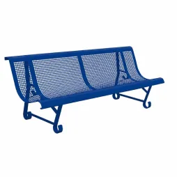 Banc en acier extérieur