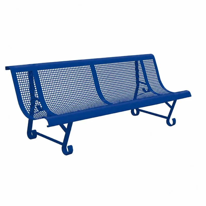 Banc en acier extérieur