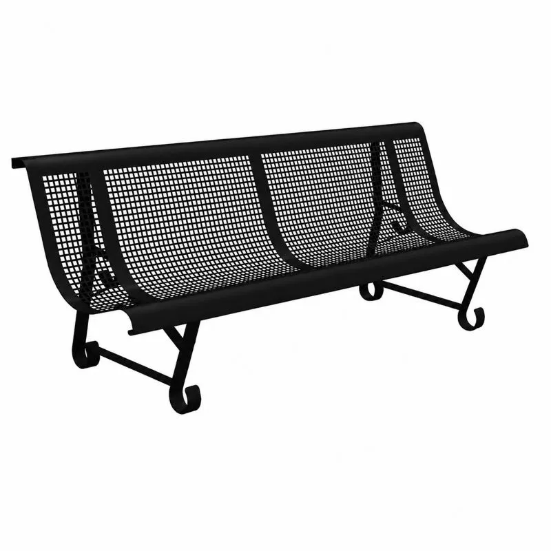 Banc en métal pour extérieur - Mobilier urbain en métal