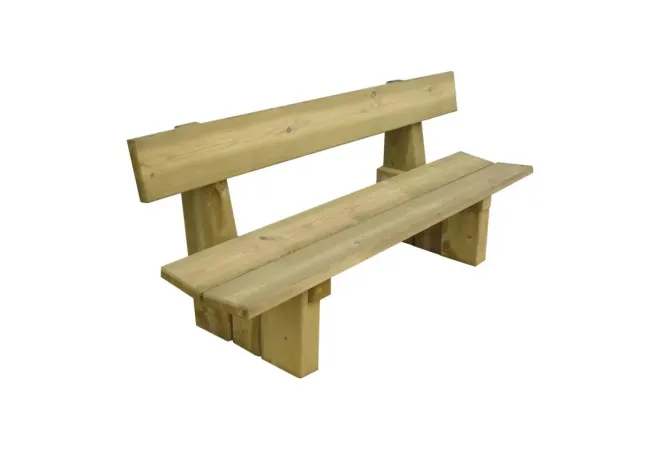 Banc extérieur en bois