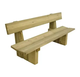 Banc extérieur en bois