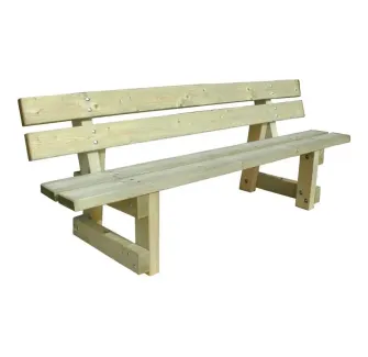 Banc en bois pour extérieur