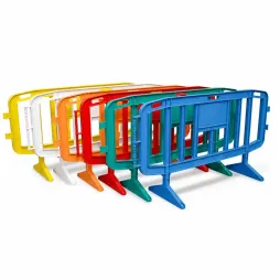 Barrière de foule en plastique