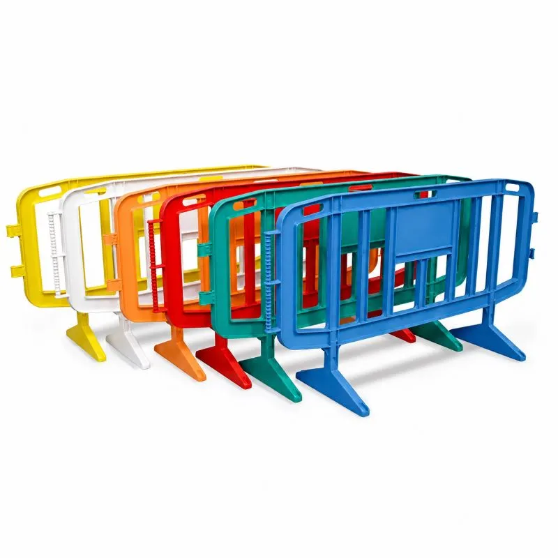 Barrière de foule en plastique