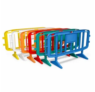 Barrière de foule en plastique