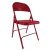 Chaise pliante métallique