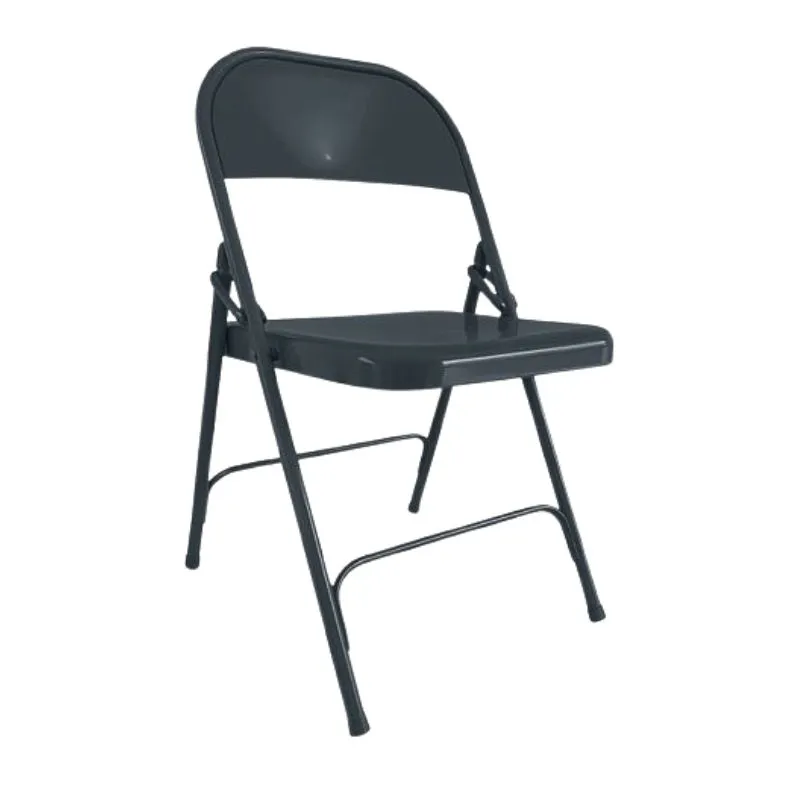 Chaise métallique pliante