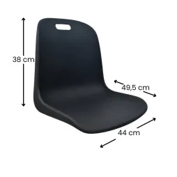 Dimensions de la coque d'assise pour chaise