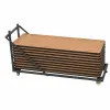 Chariot pour tables pliantes en bois Chariot pour tables pliantes en bois