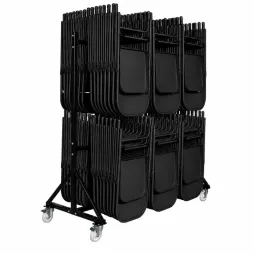 Chariot de stockahe pour chaises pliantes Chariot de stockahe pour chaises pliantes