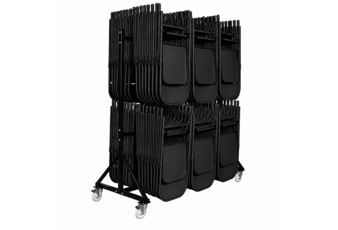 Chariot de stockahe pour chaises pliantes Chariot de stockahe pour chaises pliantes