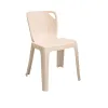 Lot chaise empilable monobloc Elena - Chariot de transport pour chaise