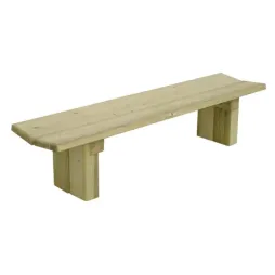 Banquette publique en bois pojur extérieur Banquette publique en bois pojur extérieur