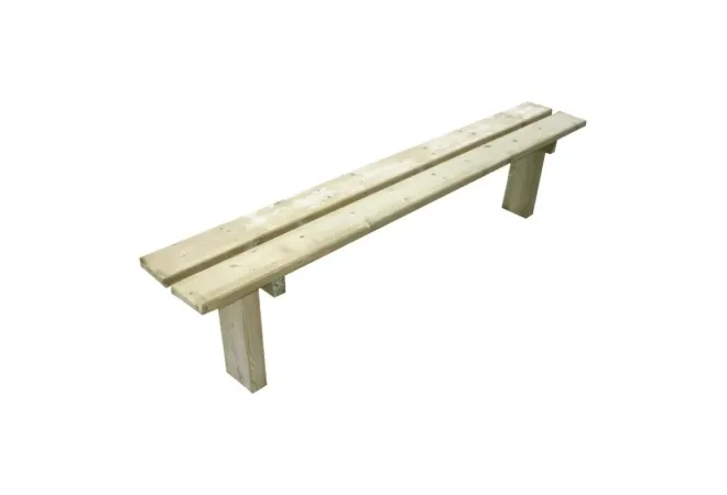 Banquette publique en bois pour collectivités