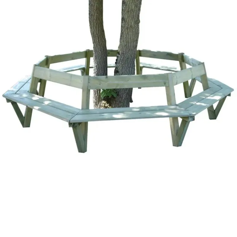 Banc tour d'abre en bois traité classe 4