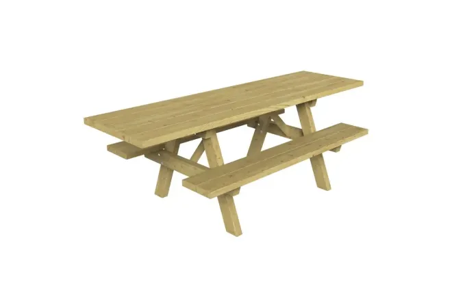 Table en bois pique-nique pour collectivités Table en bois pique-nique pour collectivités