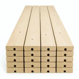 Latte de bois de pin pour conception de banc extérieur Latte de bois de pin pour conception de banc extérieur