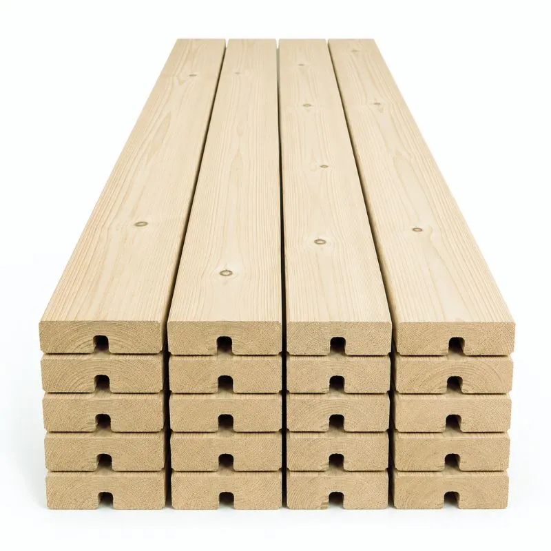 Latte de bois de pin pour conception de banc extérieur Latte de bois de pin pour conception de banc extérieur