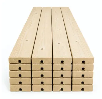 Latte de bois de pin pour conception de banc extérieur