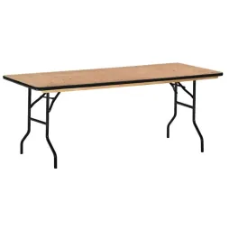 Table pliante en bois rectangulaire Table pliante en bois rectangulaire