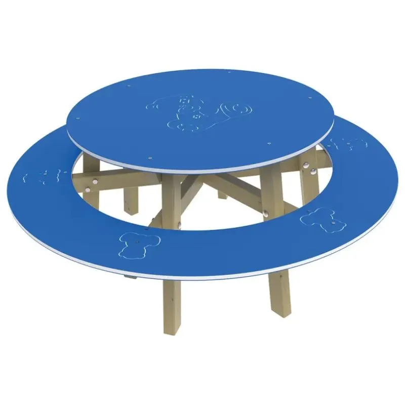 Table pique-nique pour enfants en bois et PEHD Table pique-nique pour enfants en bois et PEHD