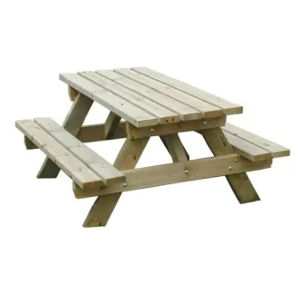 Table en bois pique-nique pour enfant
