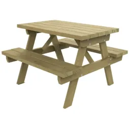 Table de pique-nique en bois pour enfants Table de pique-nique en bois pour enfants