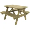 Table de pique-nique en bois pour enfants Table de pique-nique en bois pour enfants