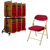 lot chaise pliante et chariot