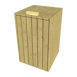 Corbeille de ville en bois traite autoclave classe 4 Corbeille de ville en bois traite autoclave classe 4